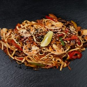 Удон с морепродуктами